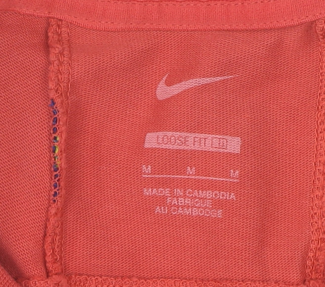 Nike Men’s Red Atlético de Madrid Loose Fit Cotton T-Shirt M
