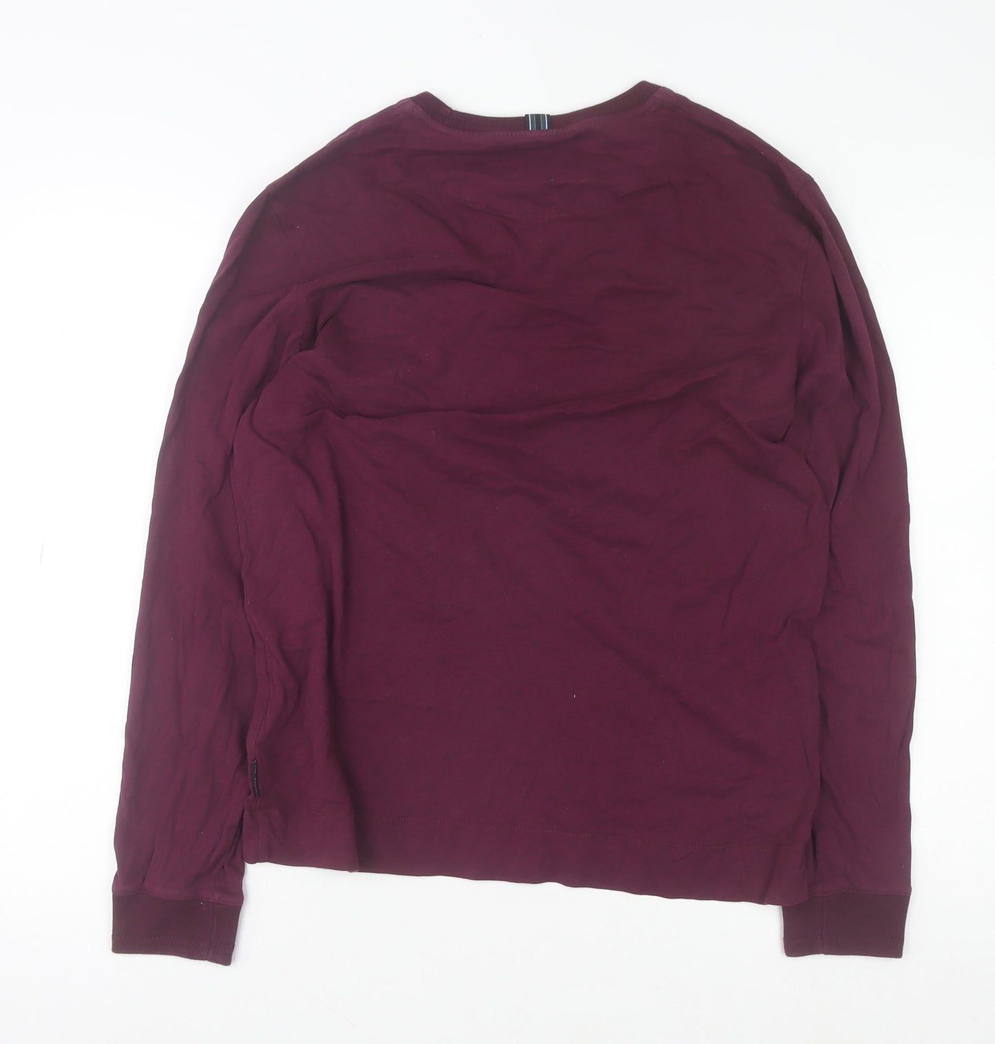 Ted Baker Men’s Red Cotton Crew Neck Long Sleeve Sweatshirt Size M