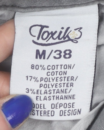 Toxik3 Women's Grey Skinny Stretch Jeans Size M/UK 10