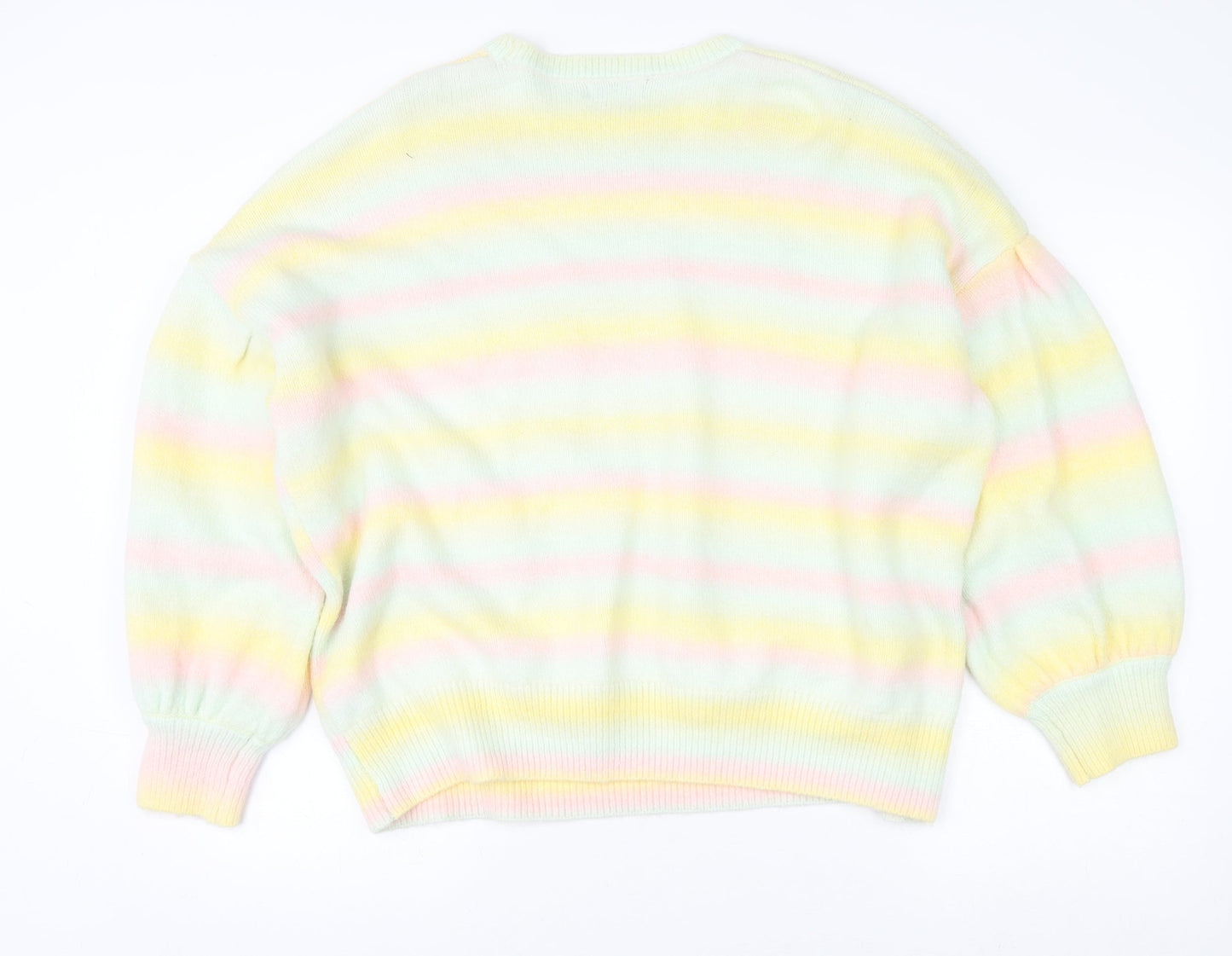 Simply Be Women’s Multicoloured Striped Knit Pullover Jumper Size 20/22