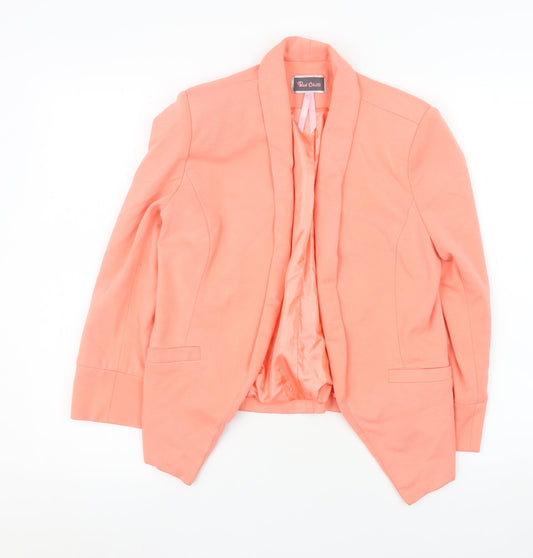 Red Chilli Women’s Pink Shawl Collar Blazer Jacket Size 12