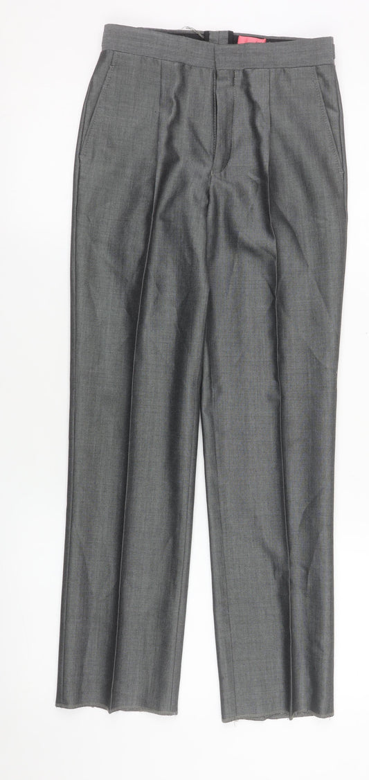 Torre Boys Grey Dress Pants 26R Formal Wool Blend Trousers