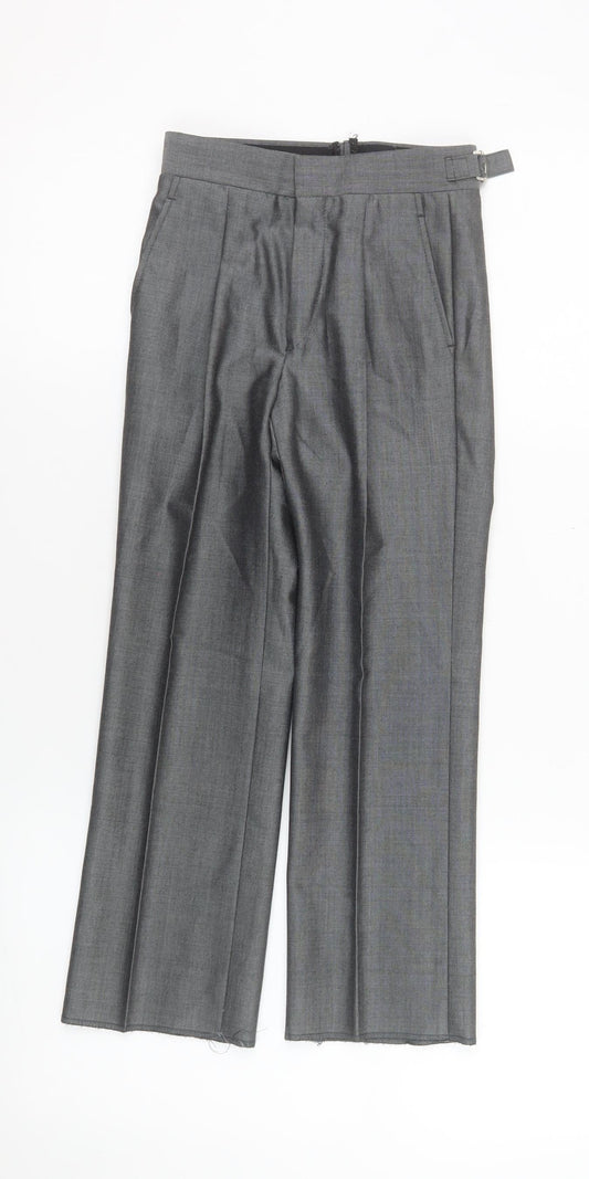 Torre Boys Grey Dress Trousers 20 Years Tailored Formal Wool Blend