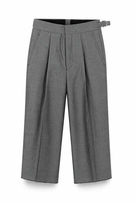 Torre Cerimonia Boys Grey 22R Dress Pants Formal Wool Blend Trousers