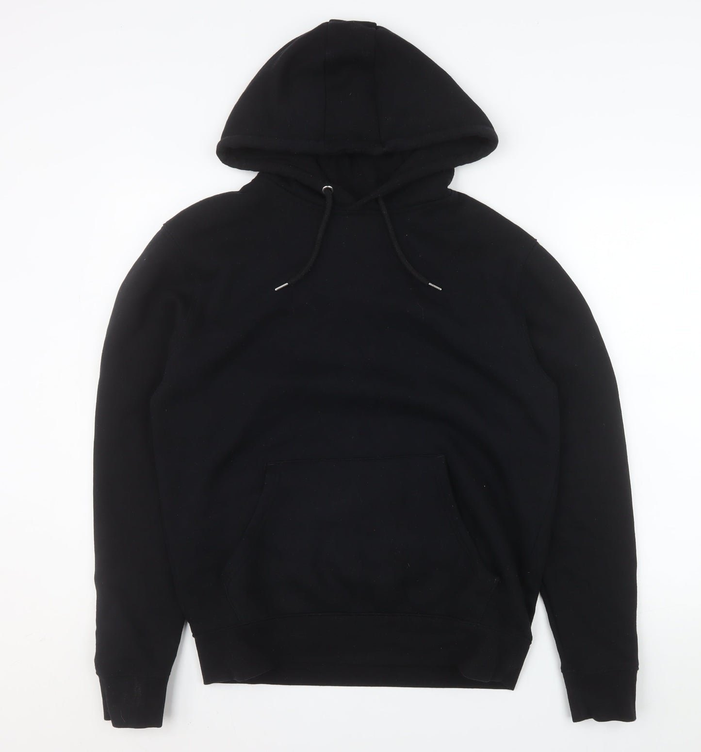 Primark Men's Black Pullover Hoodie Fleece Size M