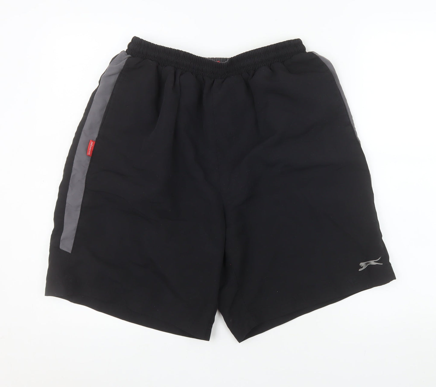 Slazenger Men's Black Athletic Shorts L Quick Dry Lightweight