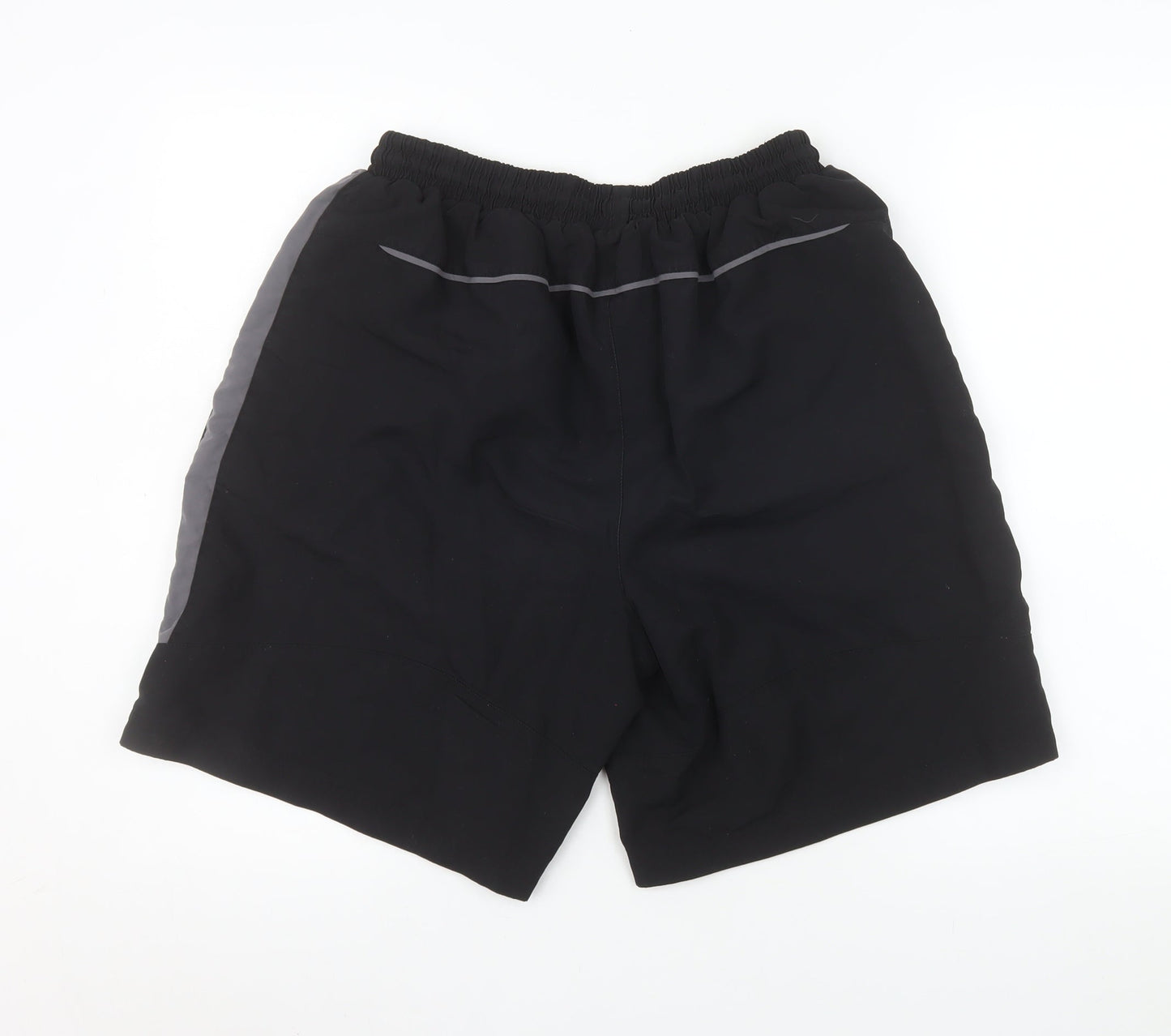 Slazenger Men's Black Athletic Shorts L Quick Dry Lightweight