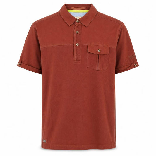 Regatta Men’s Brown Cotton Short Sleeve Polo Shirt L