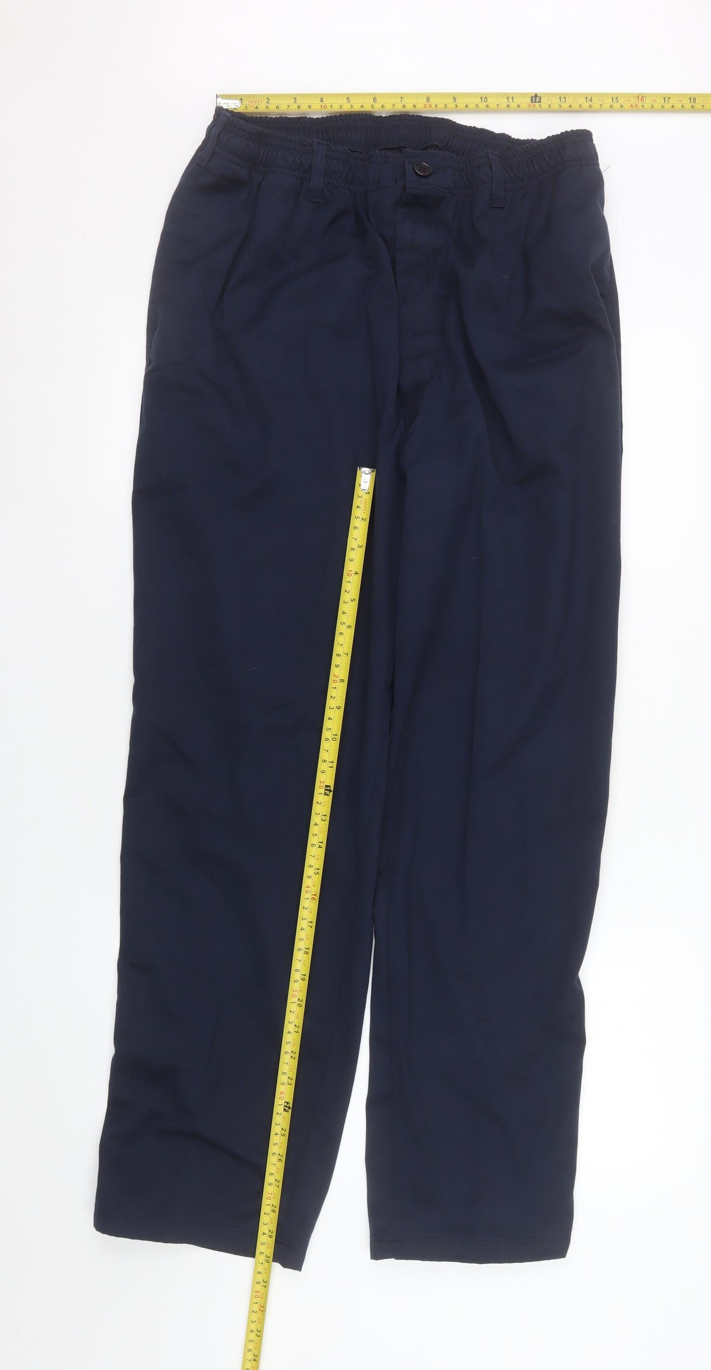 Champion Grafton Men's Navy Blue Regular Fit Trousers 40R