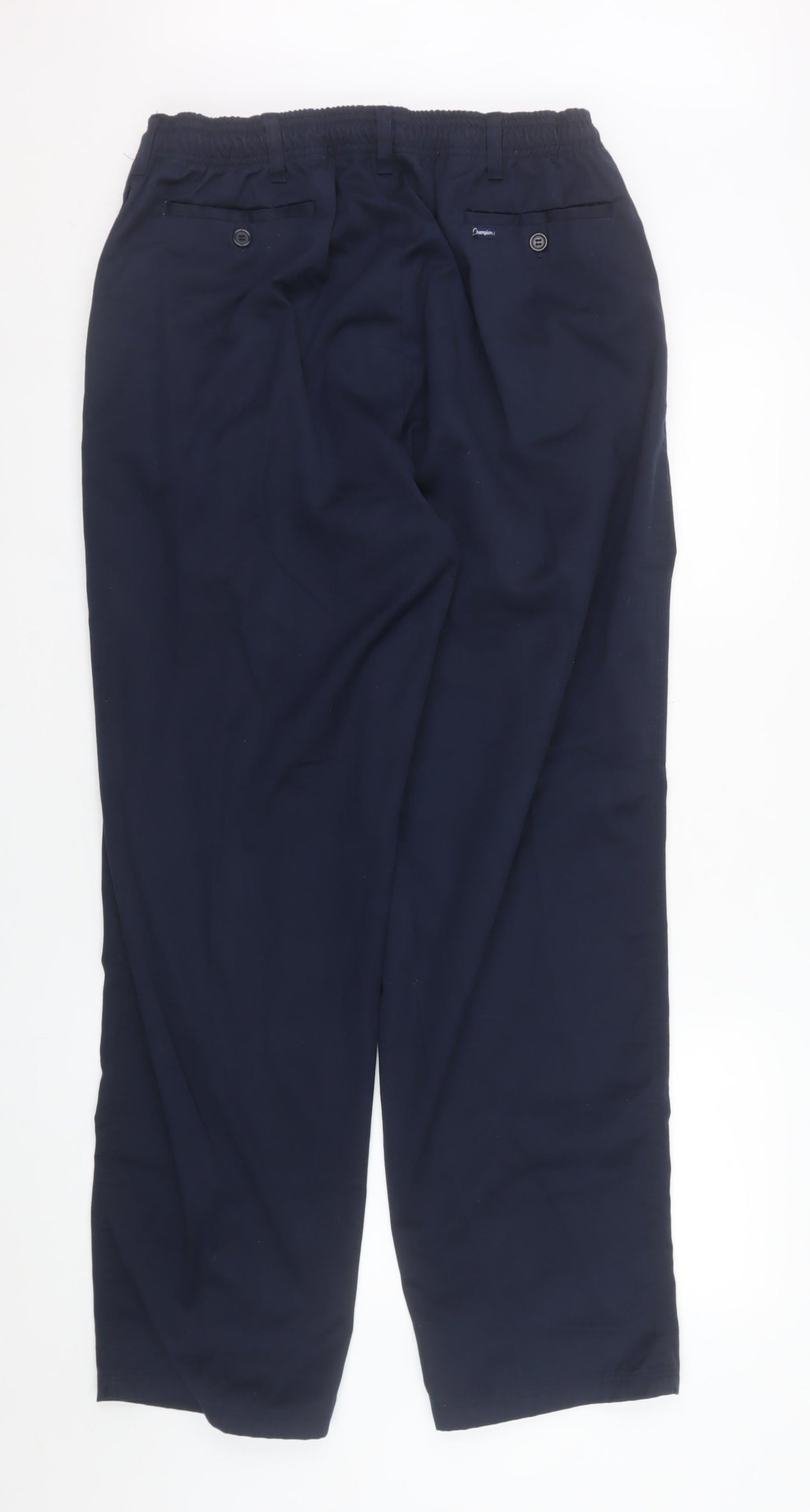 Champion Grafton Men's Navy Blue Regular Fit Trousers 40R