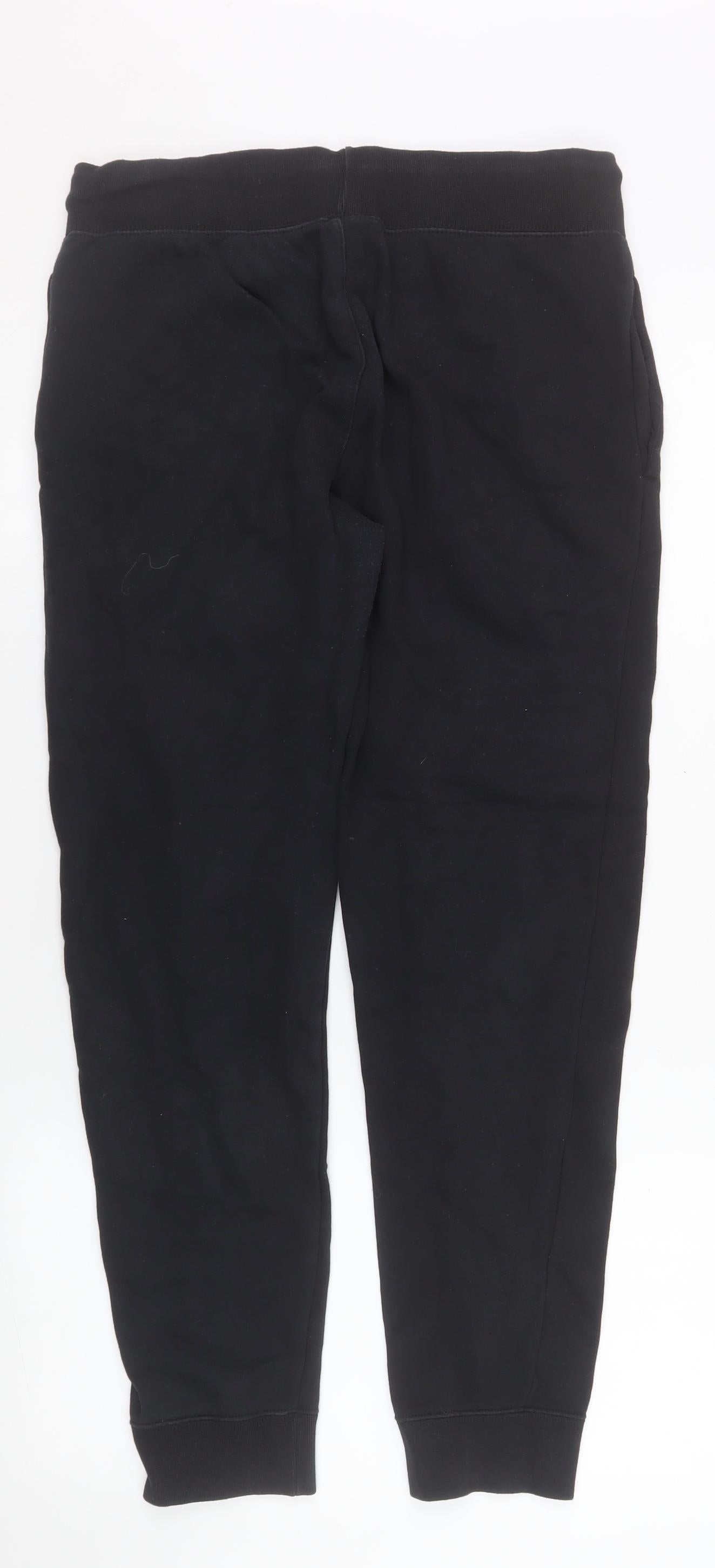 Champion Men's Black Small Jogger Sweatpants with Logo