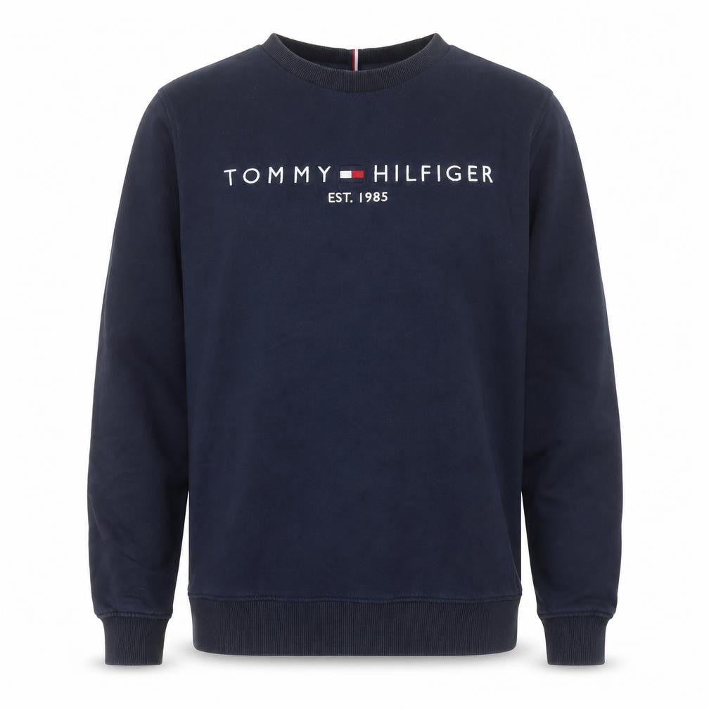 Tommy Hilfiger Teens Blue Logo Pullover Sweatshirt Size 164