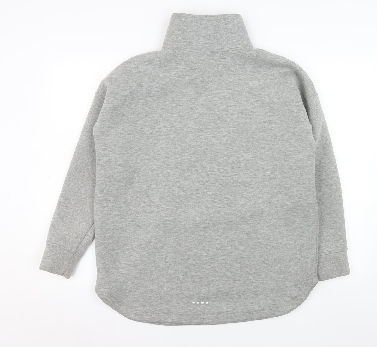 Matalan Men’s Grey 1/2 Zip High Neck Pullover Sweatshirt Medium