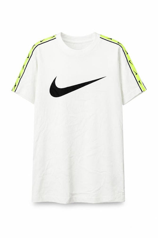 Nike Men's White XS Graphic Swoosh Short Sleeve Cotton T-Shirt
