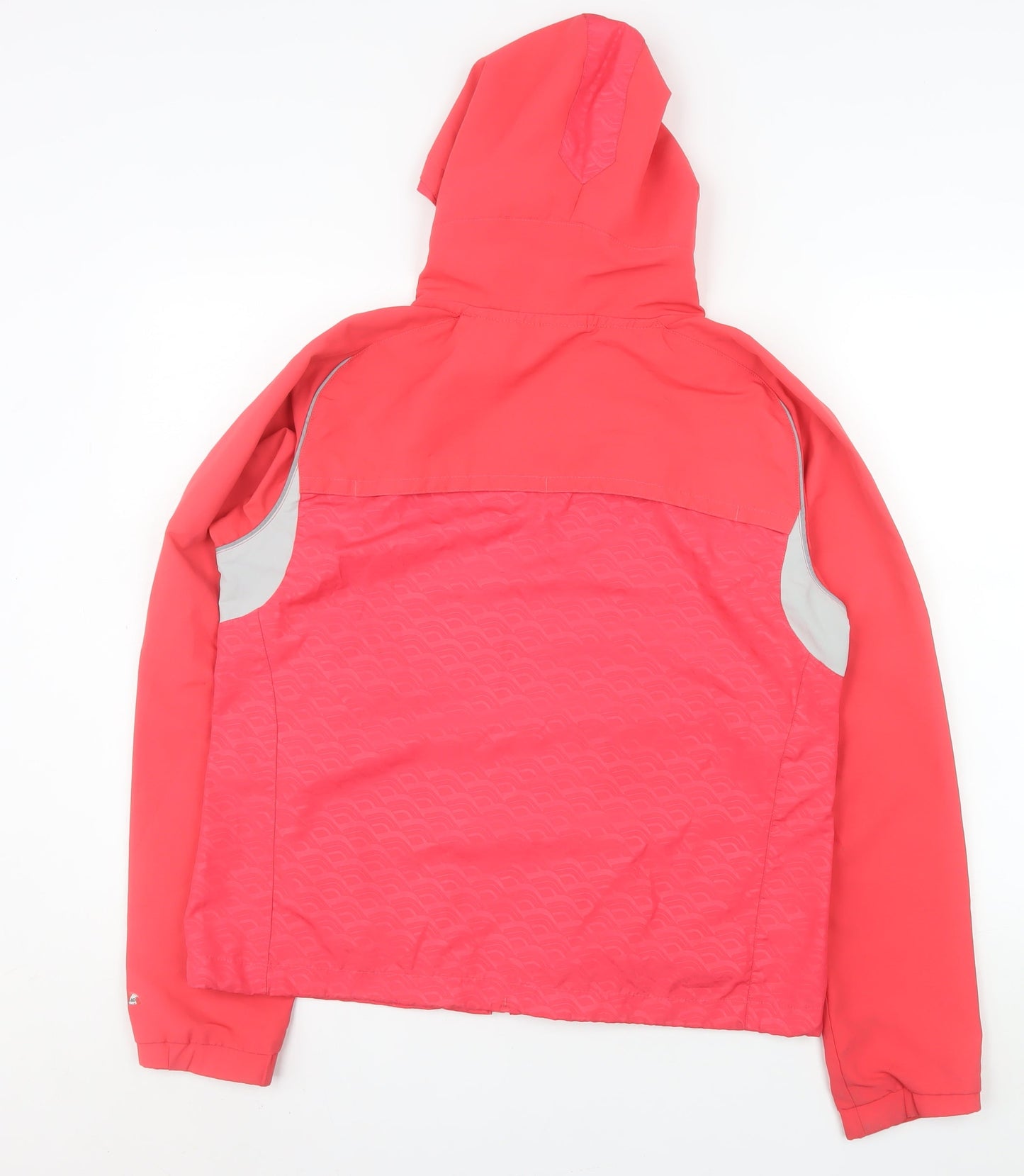 Umbro Womens Pink Hooded Windbreaker Jacket Size 14