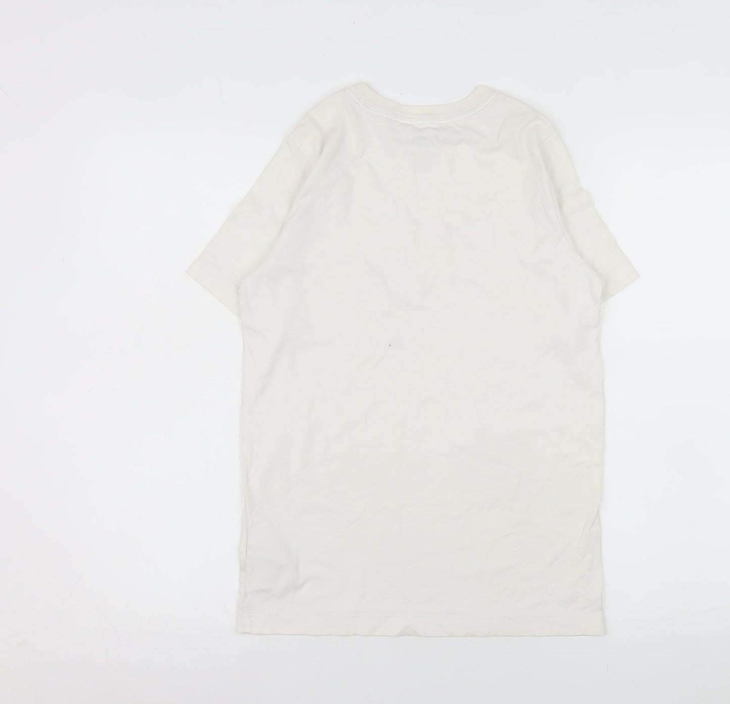 Nike Men’s White Air Logo Sports T-Shirt L Cotton Crew Neck