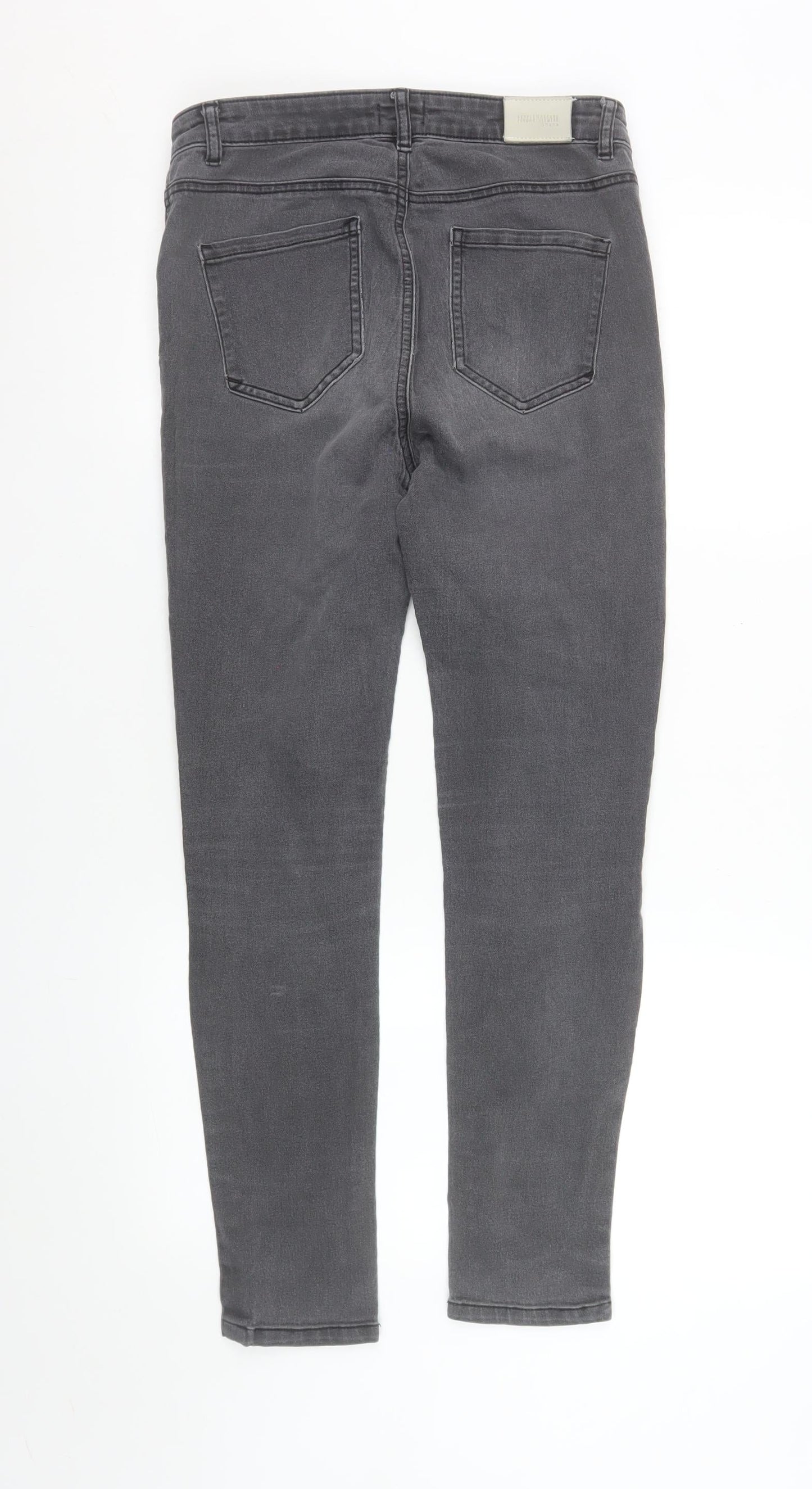 Shana Women’s Grey Skinny Denim Jeans Size 12 Slim Fit