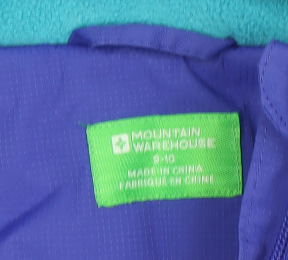 Mountain Warehouse Boys Blue Waterproof Hooded Ski Jacket Size 10 Years