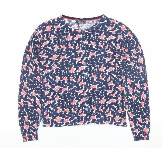 Joules Women’s Multicoloured Floral Cotton Cardigan UK 8