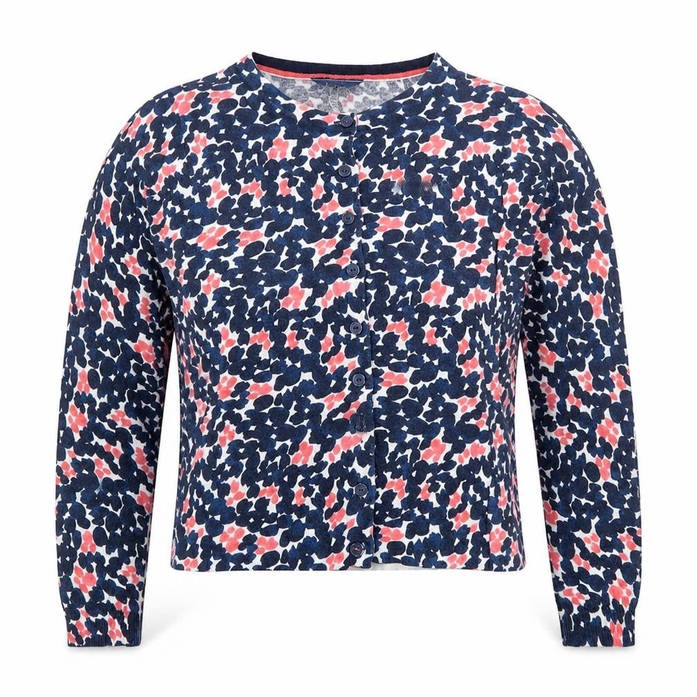 Joules Women’s Multicoloured Floral Cotton Cardigan UK 8