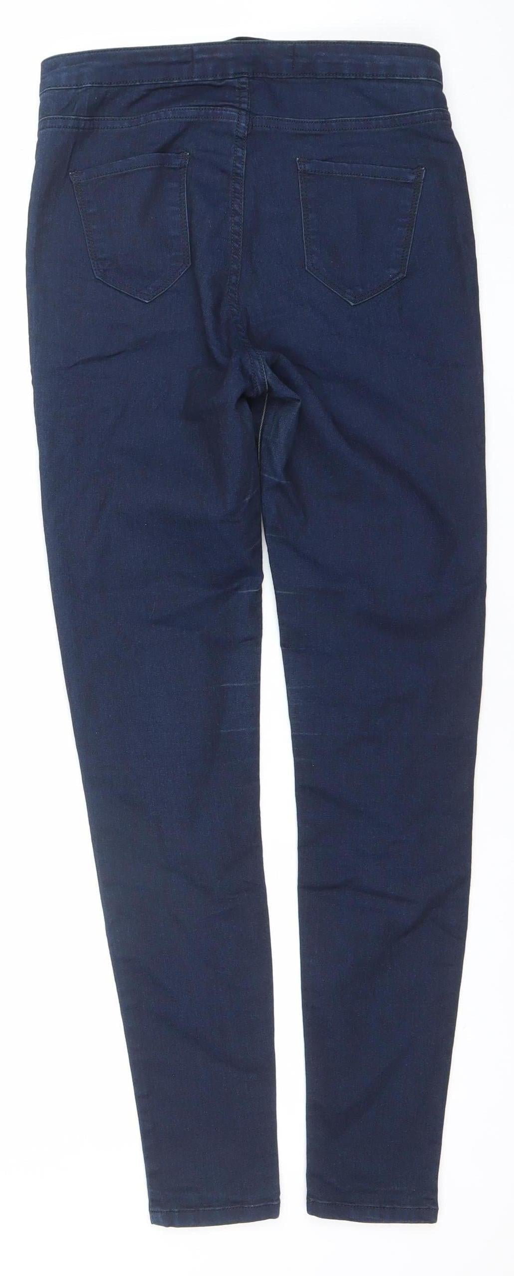 Denim Co. Womens Blue Skinny Stretch Jeans Size 8