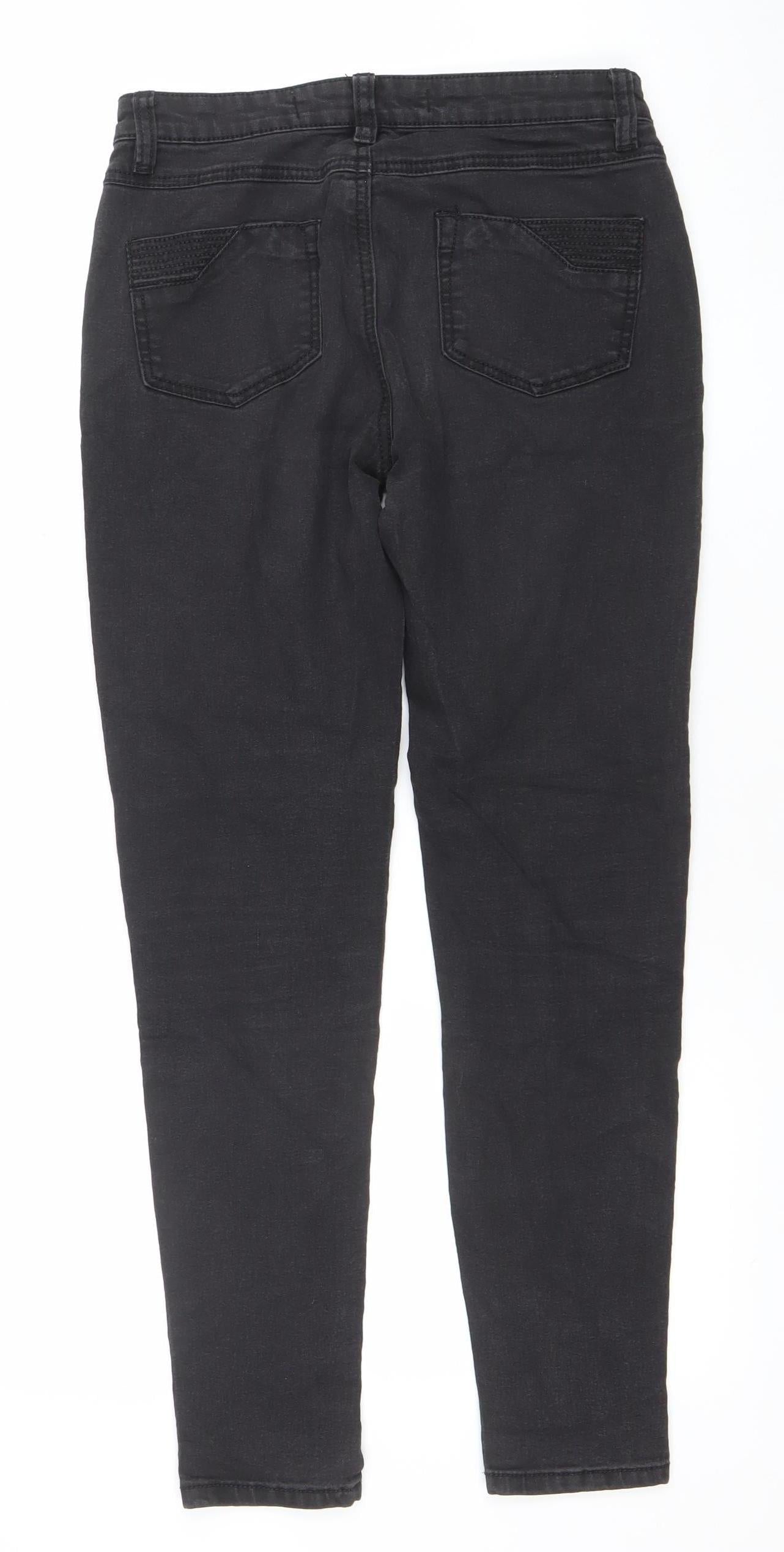 Denim Co. Women’s Black Skinny Jeans Size 8 Slim Fit Stretch Denim