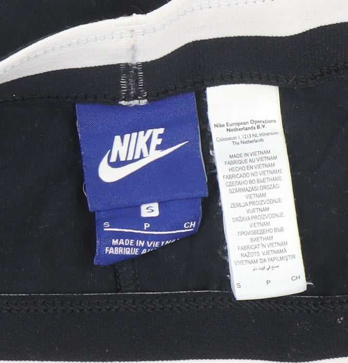 Nike Women's Black Small Leggings Slim Fit Activewear Trousers