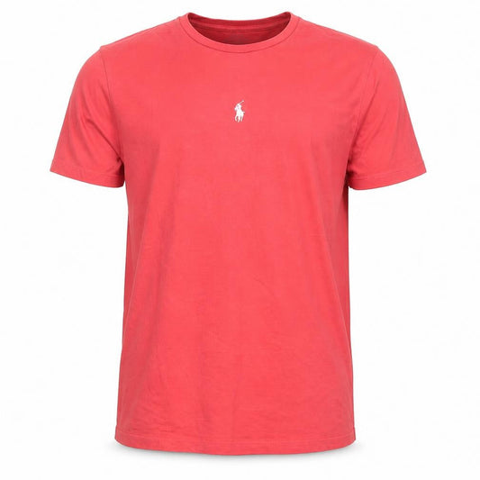 Ralph Lauren Men's Red Slim Fit Cotton Crew Neck T-Shirt M