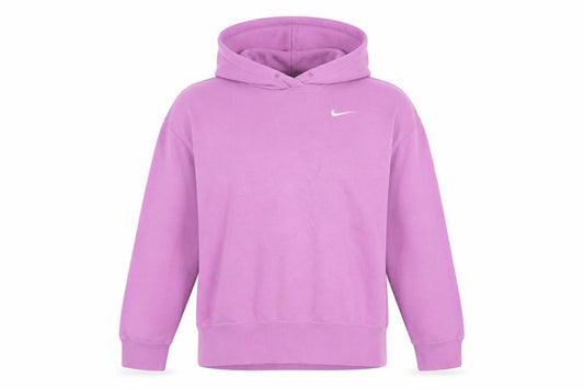 Nike Womens Purple Pullover Hoodie M Cotton Blend Casual