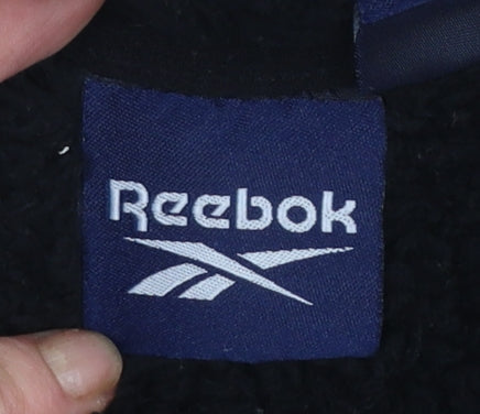 Reebok Girls Black Fleece Full Zip Jacket 5-6 Years
