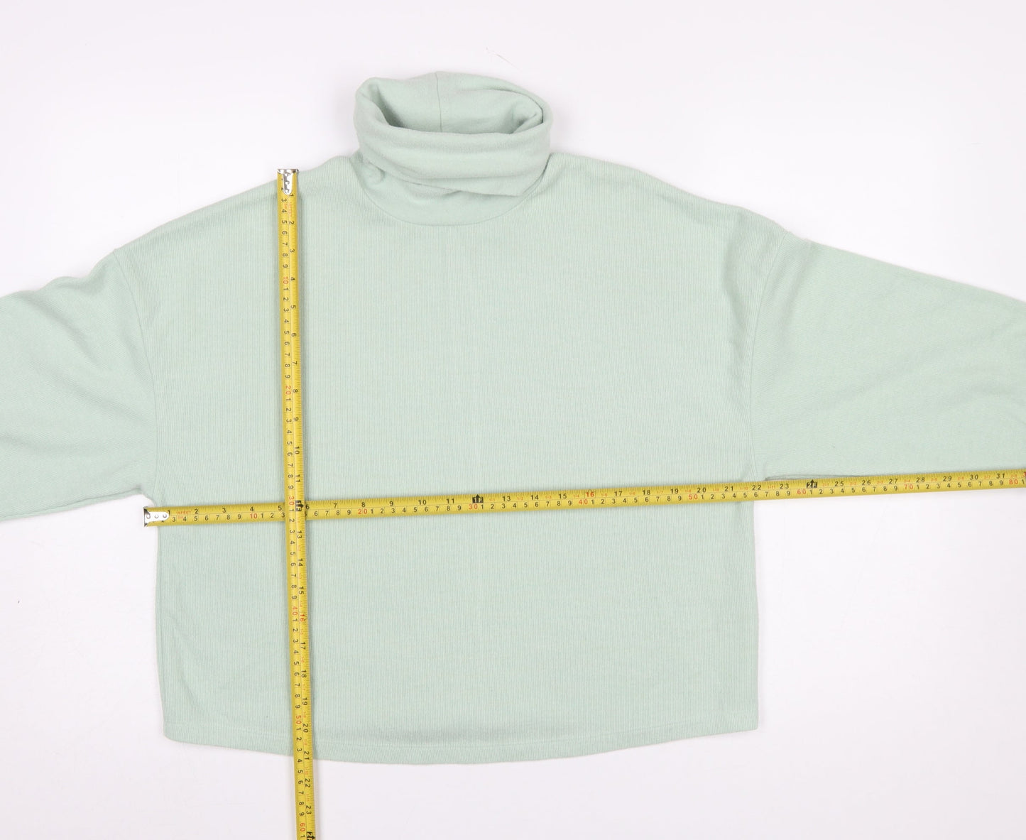 ASOS DESIGN Women's Green Roll Neck Relaxed Fit Jumper UK 10