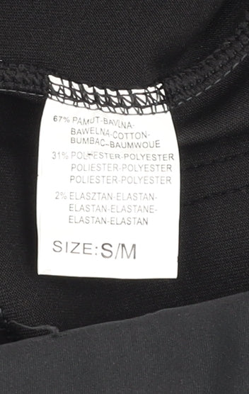 Yu & Me Paris Mens Black Slim Fit Jogger Trousers Size M