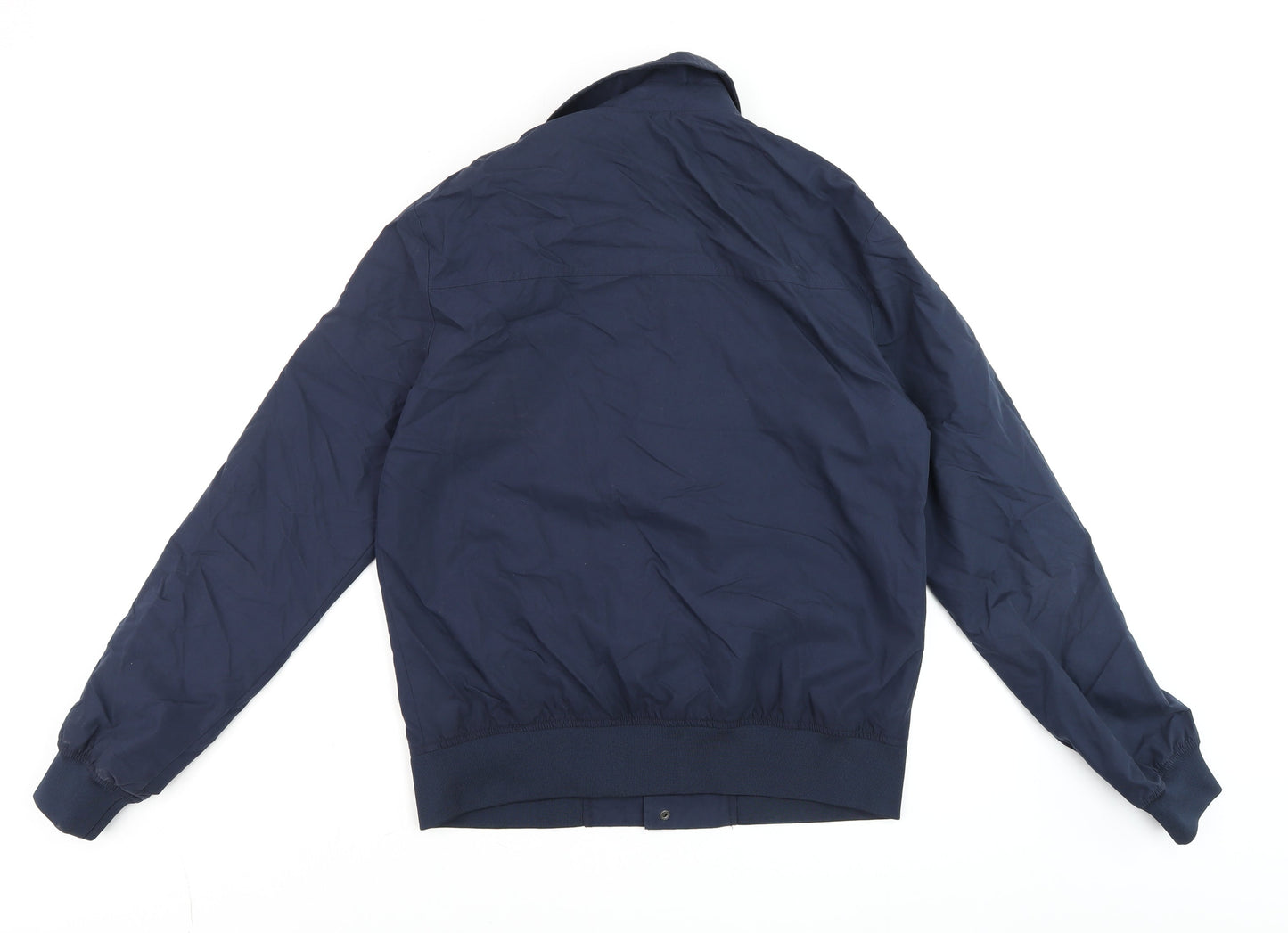 Topman Men's Blue Bomber Jacket Size S Cotton Nylon Casual