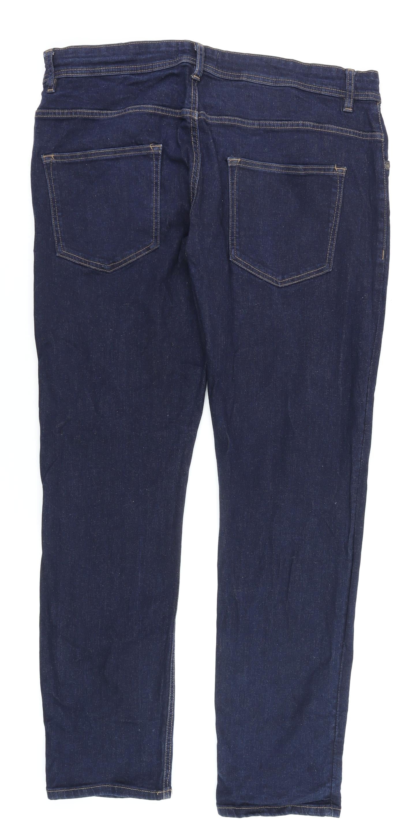 Easy Denim Men's Blue Slim Fit Jeans W38 L32 Classic Style