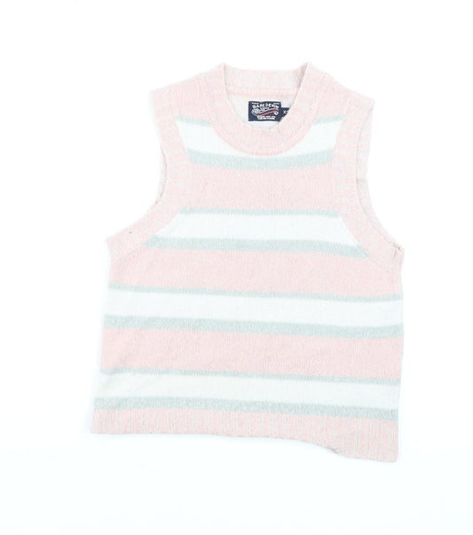 Bare Denim Women's Multicoloured Striped Knit Tank Top XS