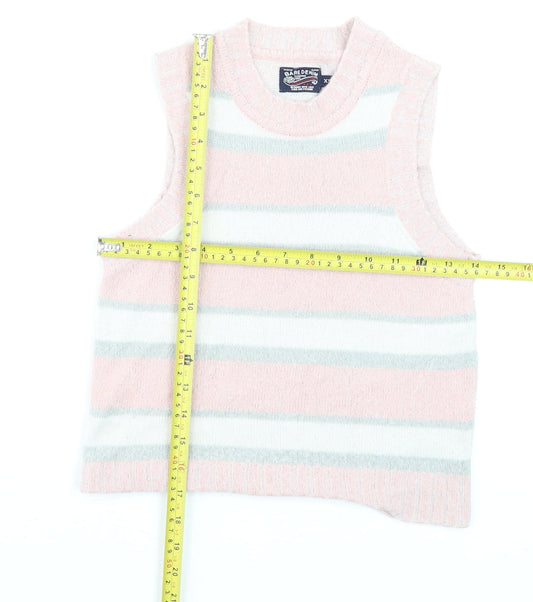 Bare Denim Women's Multicoloured Striped Knit Tank Top XS