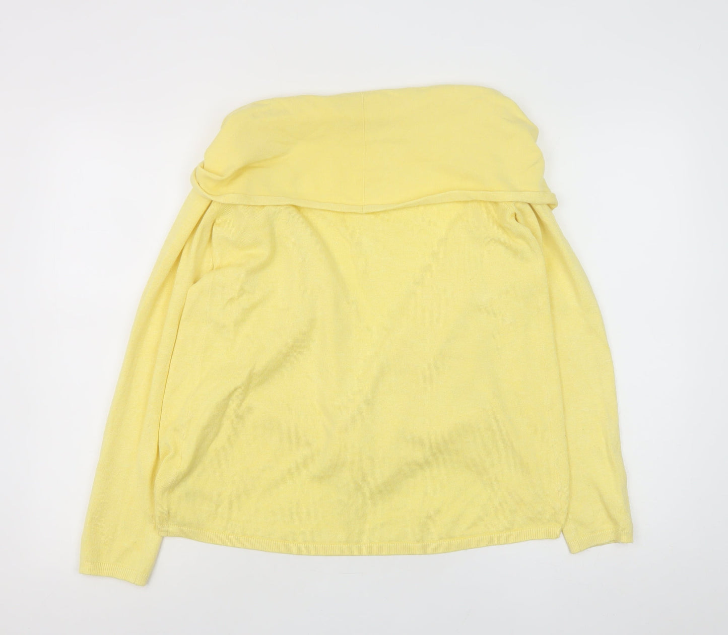 Dunnes Women's Yellow Open Front Long Sleeve Cardigan Size S