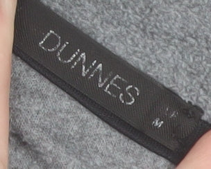 Dunnes Men’s Grey Fleece Full Zip Jacket Size M Regular Fit