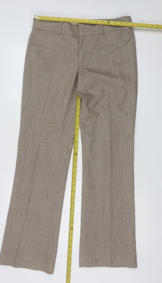 Banana Republic Women’s Beige Wool Stretch Dress Trousers Size 10 Martin Fit