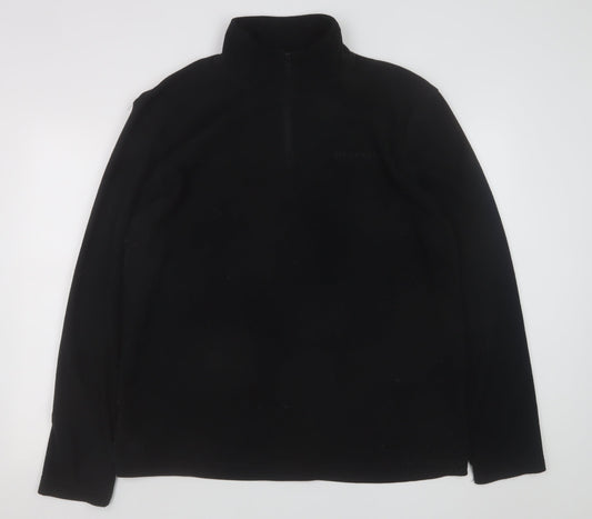McKenzie Men’s Black Fleece 1/4 Zip Pullover Sweatshirt XL