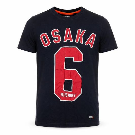Superdry Men's Navy Osaka 6 Graphic Print T-Shirt XS