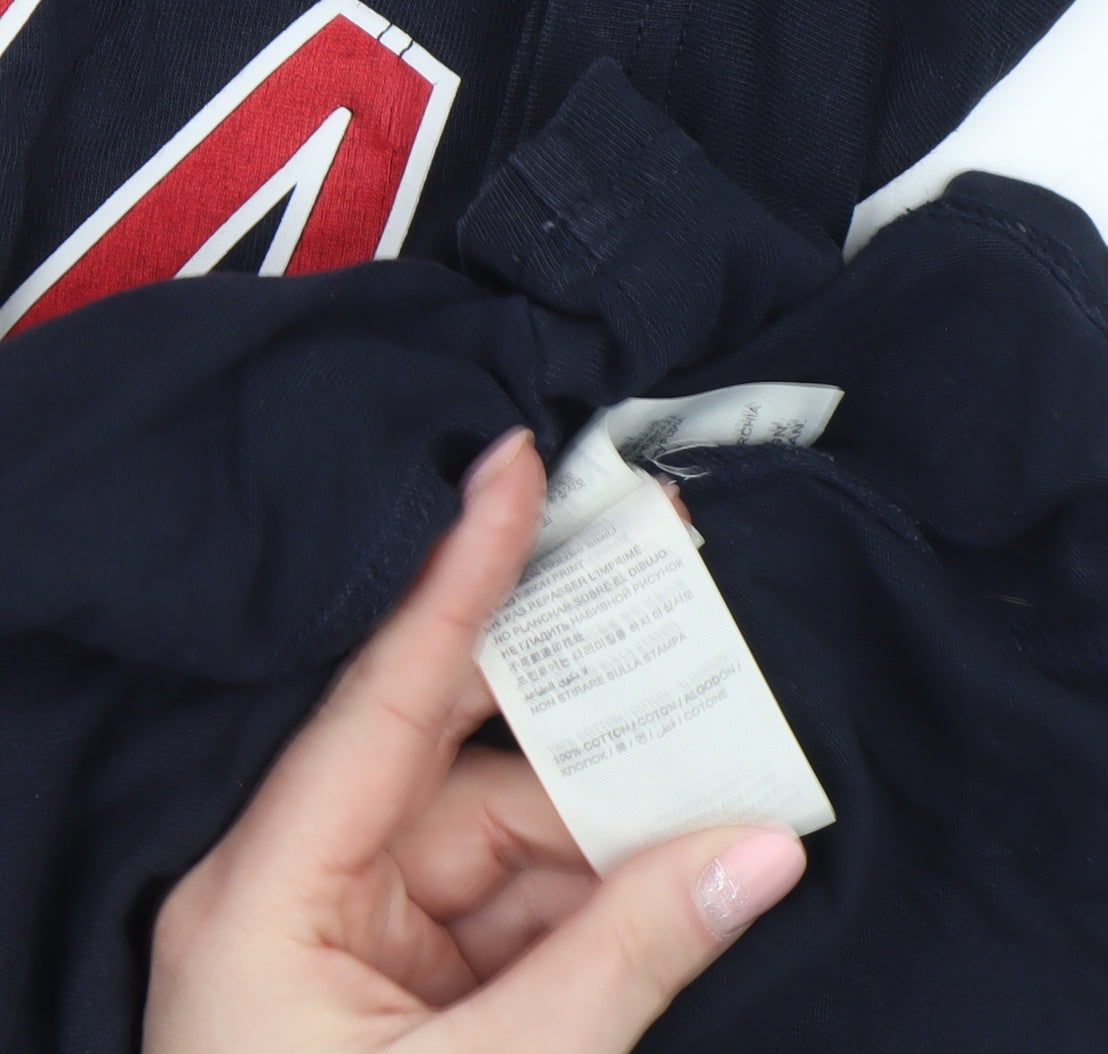 Superdry Men's Navy Osaka 6 Graphic Print T-Shirt XS