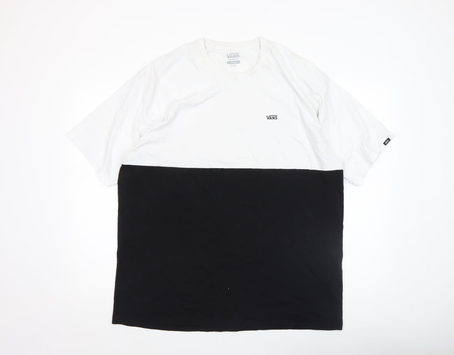 Vans Men's XL Multicoloured Colourblock Classic Fit T-Shirt