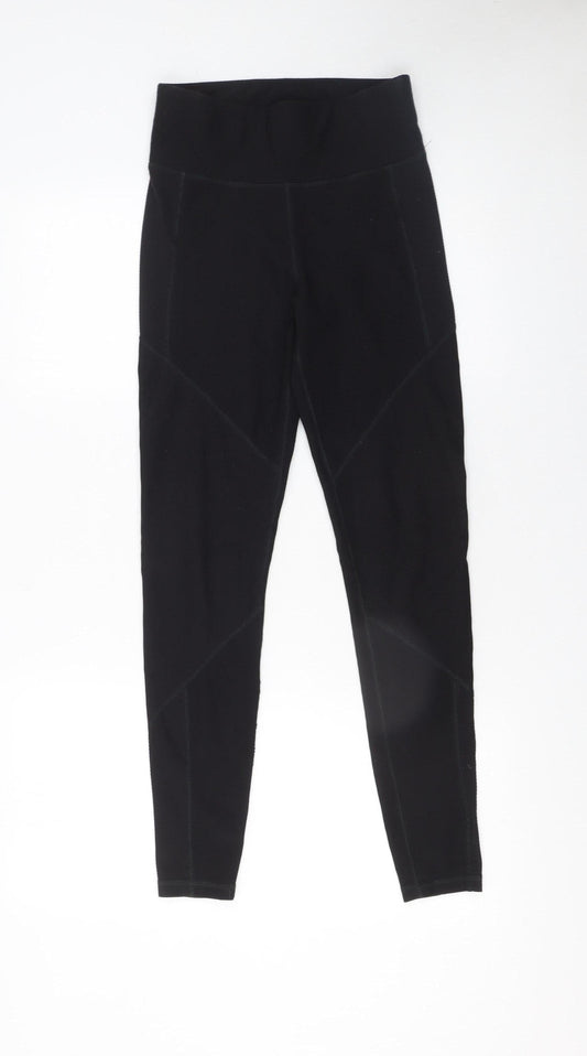 ONLY PLAY Women's Black High Rise Ankle Leggings Size S