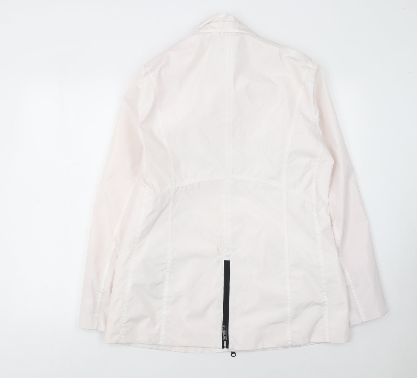 Normann Women White Size 10 Lightweight Zip Up Jacket