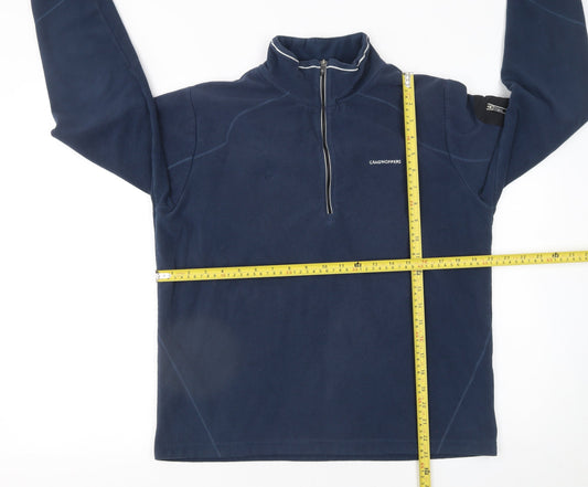 Craghoppers Men’s Blue Fleece 1/2 Zip Pullover Sweatshirt M