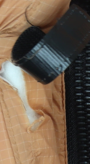 Superdry Womens Orange Long Hooded Puffer Coat Size 10