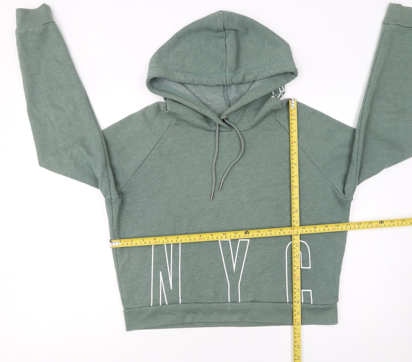 Aeropostale Women’s Green NYC Pullover Hoodie Size S