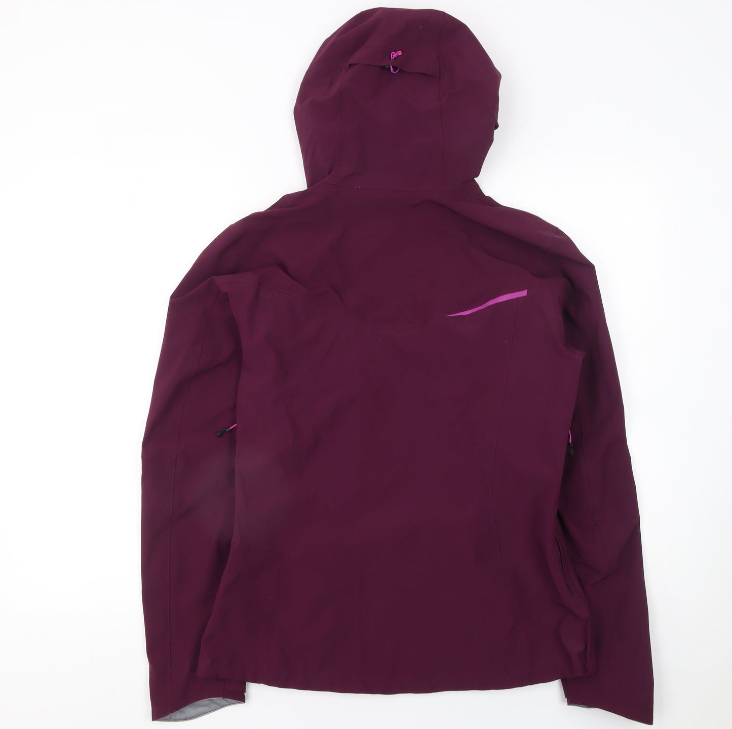Quechua Womens Purple Softshell Hooded Jacket Size 12 Windproof