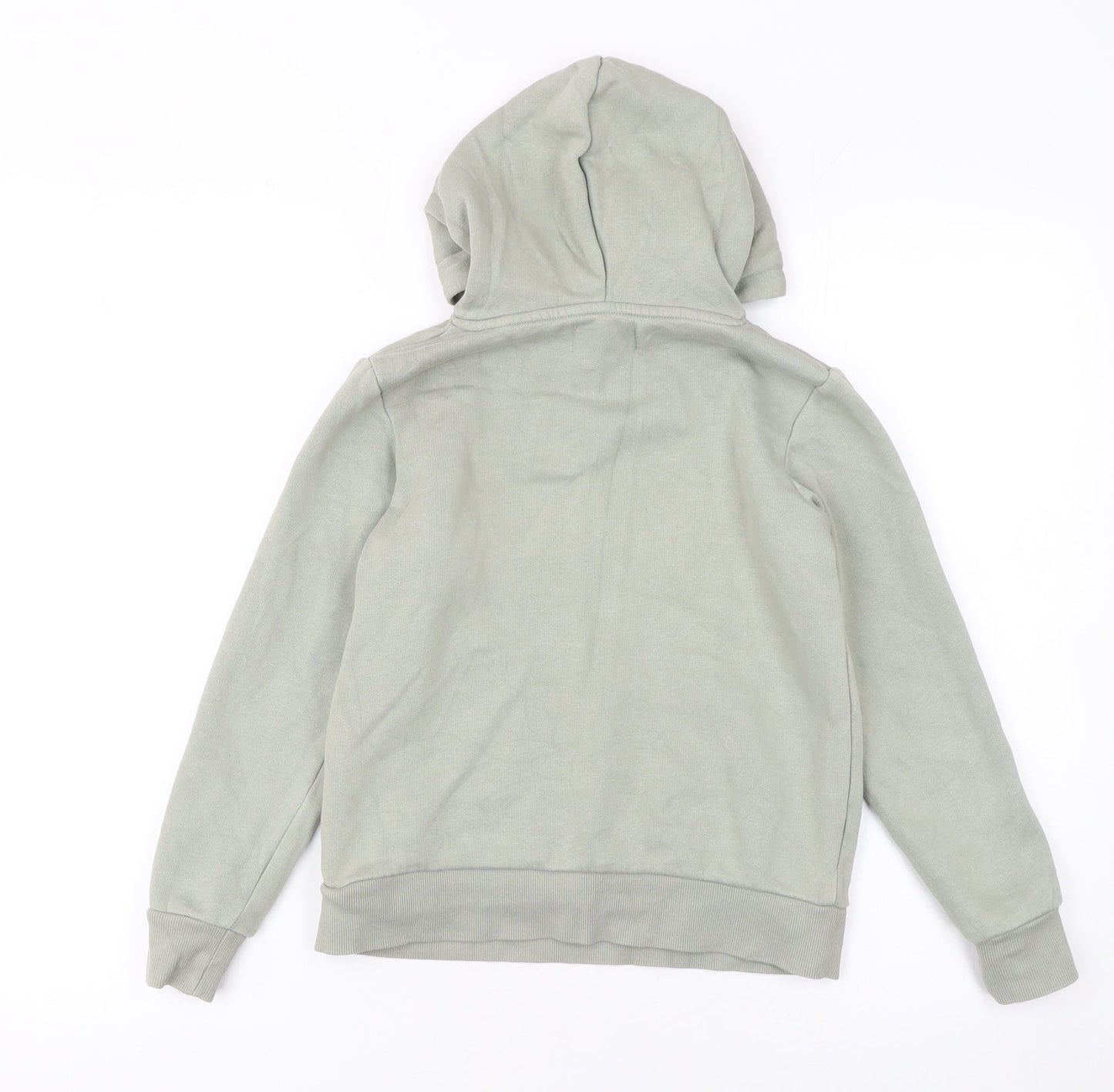 Jack & Jones Boys Green Pullover Hoodie Size 10 Years Fleece Cotton Logo